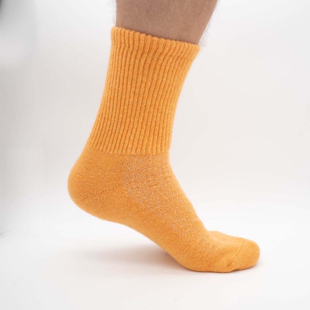 Socken aus Schafwolle, marigold