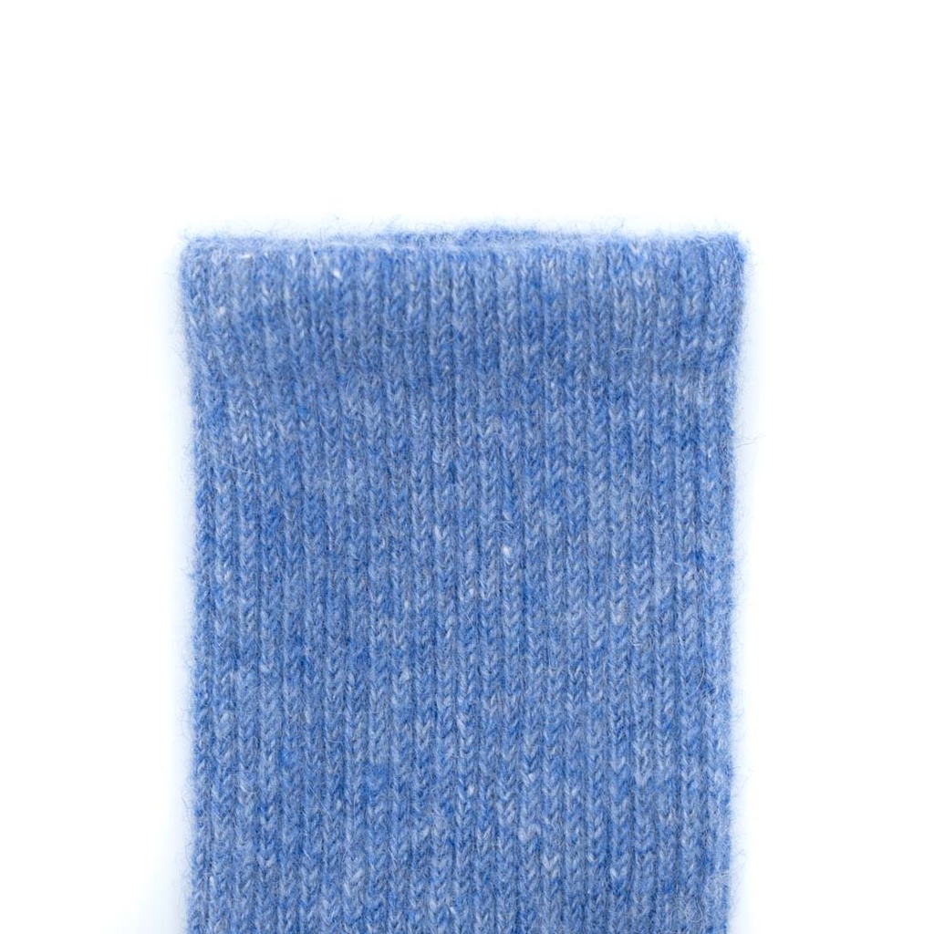 Socken aus Schafwolle, himmelblau