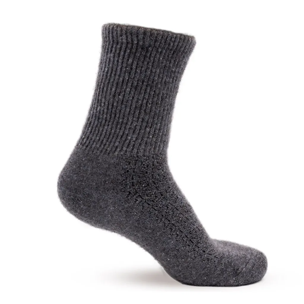 Socken aus Schafwolle, schiefergrau (35-37)