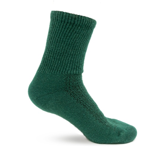 Sheep wool socks, fir green (35-37)