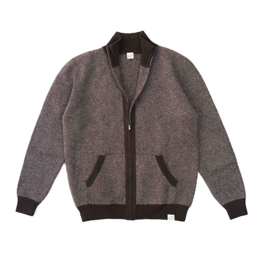 Strickjacke aus Yakwolle, meliert (S)
