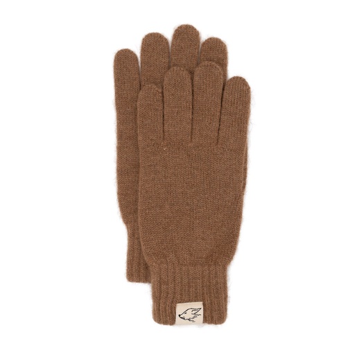 Handschuhe aus Kamelwolle, braun (S)