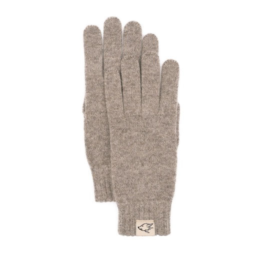 Handschuhe aus Yakwolle, grau (S)