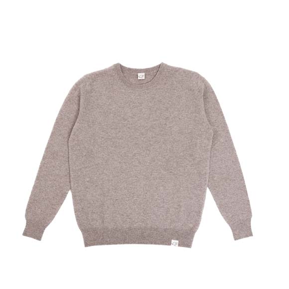 Slim fit Sweater made of yak wool, grey (S)