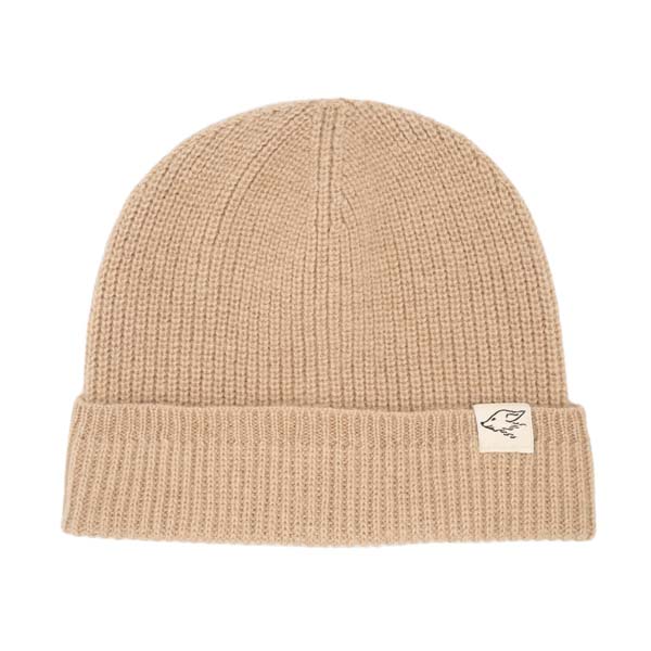 Beanie aus Kamelwolle, beige