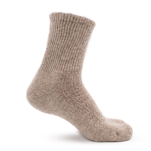 Socken aus Schafwolle, naturgrau (35-37)
