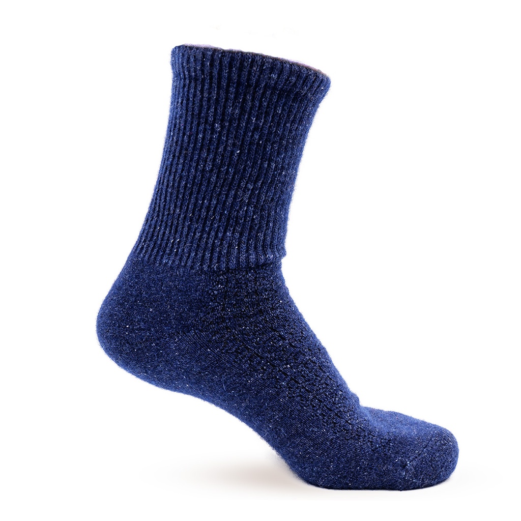 Sheep wool socks, midnight blue