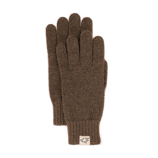 Gloves made of yak wool, yak-brown (S)