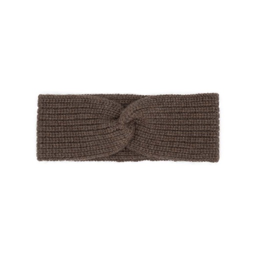 Headband made of yak wool (Twist design), yak-brown
