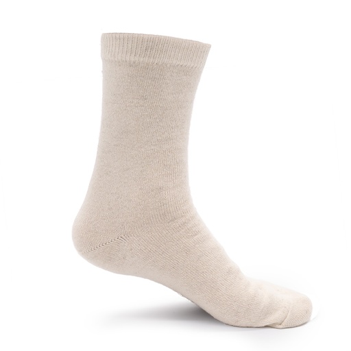 Thin sheep wool socks, natural white (35-37)
