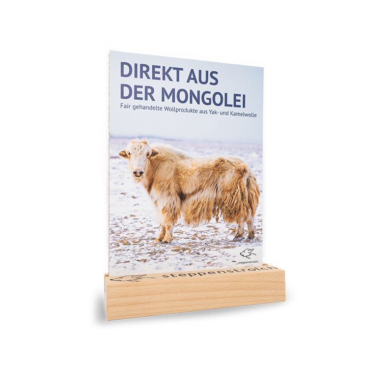 Tischaufsteller (Yak - Yakwolle)