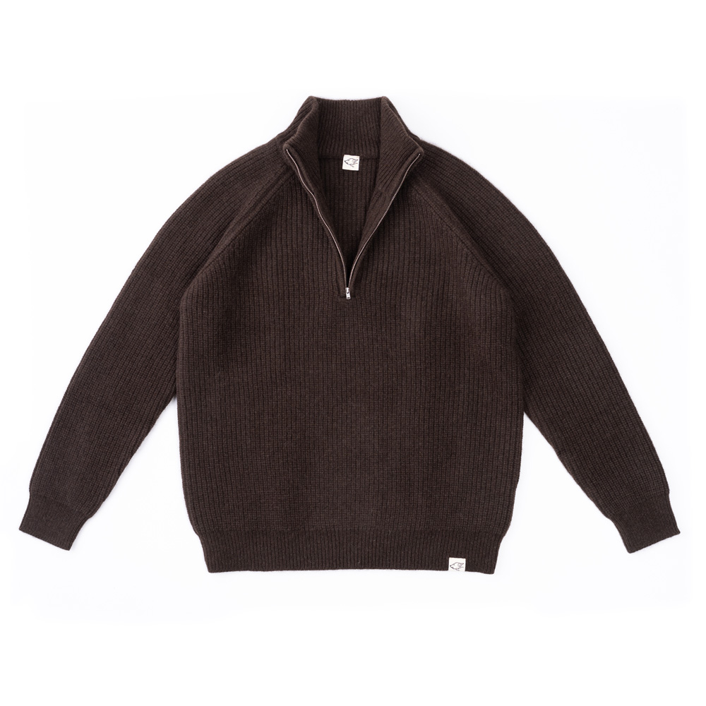 Troyer made from yak wool, dark brown (XS)