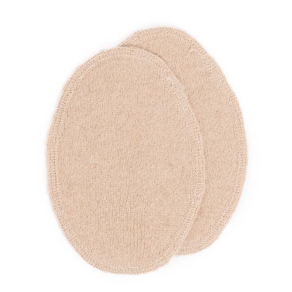 Patches for cardigans (beige, Camel wool)