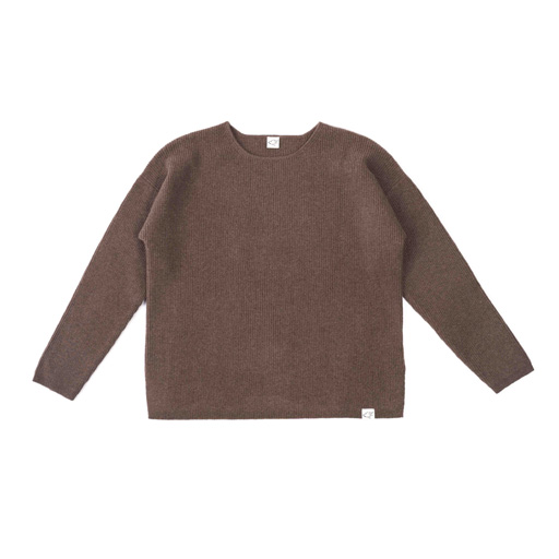 Loose fit pullover made of yak wool, yak-brown (XS)