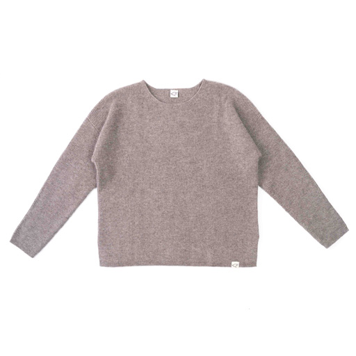 Loose fit pullover made of yak wool, grey (XS)