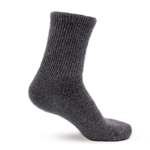 Socken aus Schafwolle, steingrau