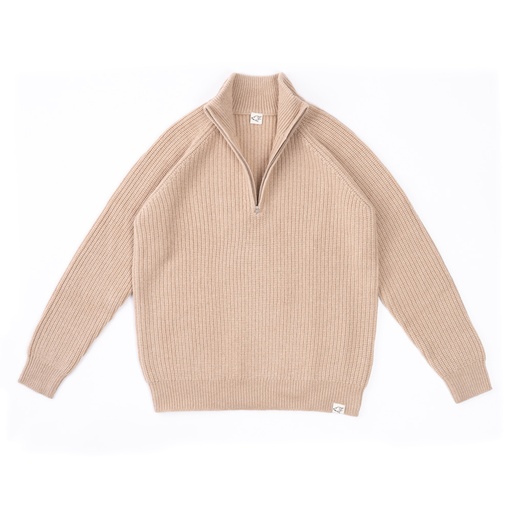 Troyer made from camel wool, beige