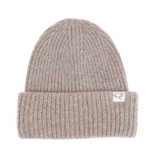 Big Beanie aus Yakwolle, grau